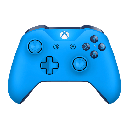Геймпад Беспроводной Microsoft Xbox One Version 2 Blue Б/У Нормальный - Retromagaz