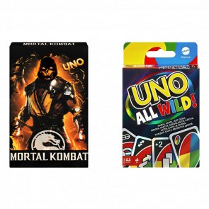Набор Настольная Игра Uno All Wild!  + UNO: Mortal Kombat