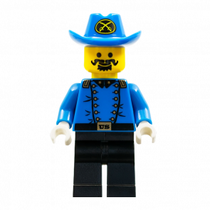 Фігурка Lego Western Cavalry General Adventure ww001 Б/У