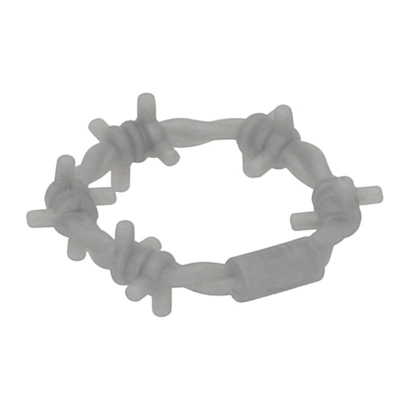 Другое Lego Barbed Wire Coil 62700 4527061 Pearl Light Grey Б/У - Retromagaz
