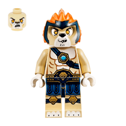 Фігурка Lego Legends of Chima Lion Tribe Leonidas loc017 Б/У Нормальний - Retromagaz