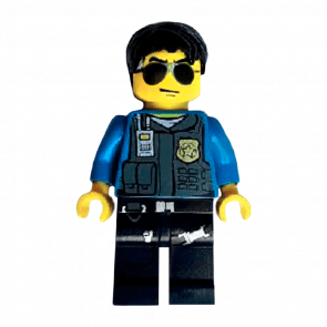 Фігурка Lego Police 973pb1350 Undercover Elite Officer 5 City cty0376 Б/У - Retromagaz