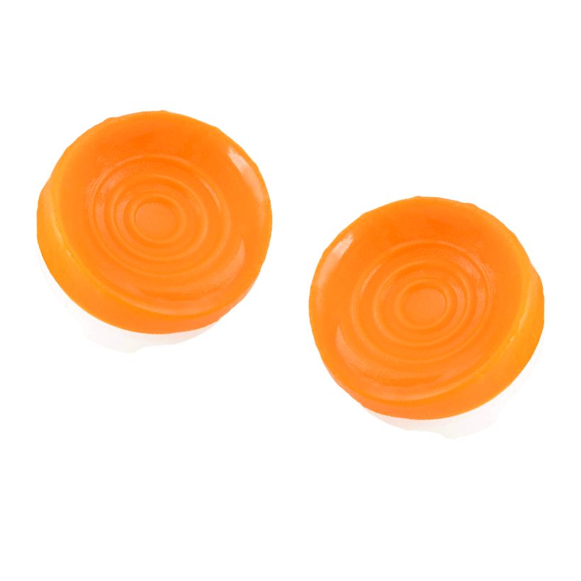 Накладки на Стіки 2шт KontrolFreek Rush PlayStation 5 4 Orange - Retromagaz