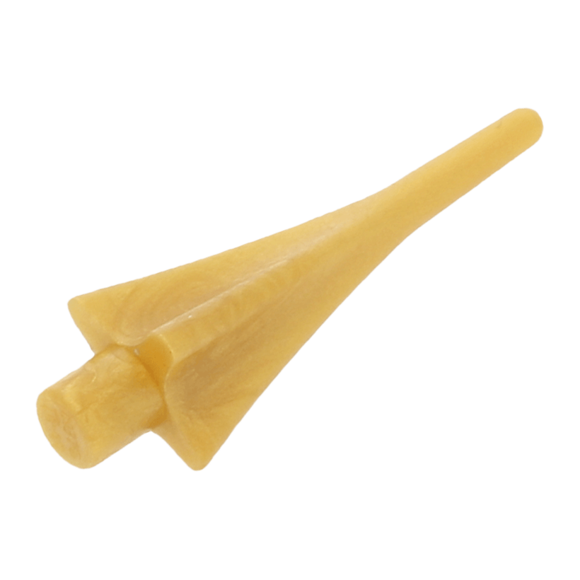 Оружие 10шт Lego Копье Tip with Fins 24482 6282861 Pearl Gold Б/У - Retromagaz
