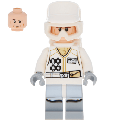 Фигурка Lego Повстанец Hoth Trooper White Uniform Star Wars sw0678 Б/У - Retromagaz
