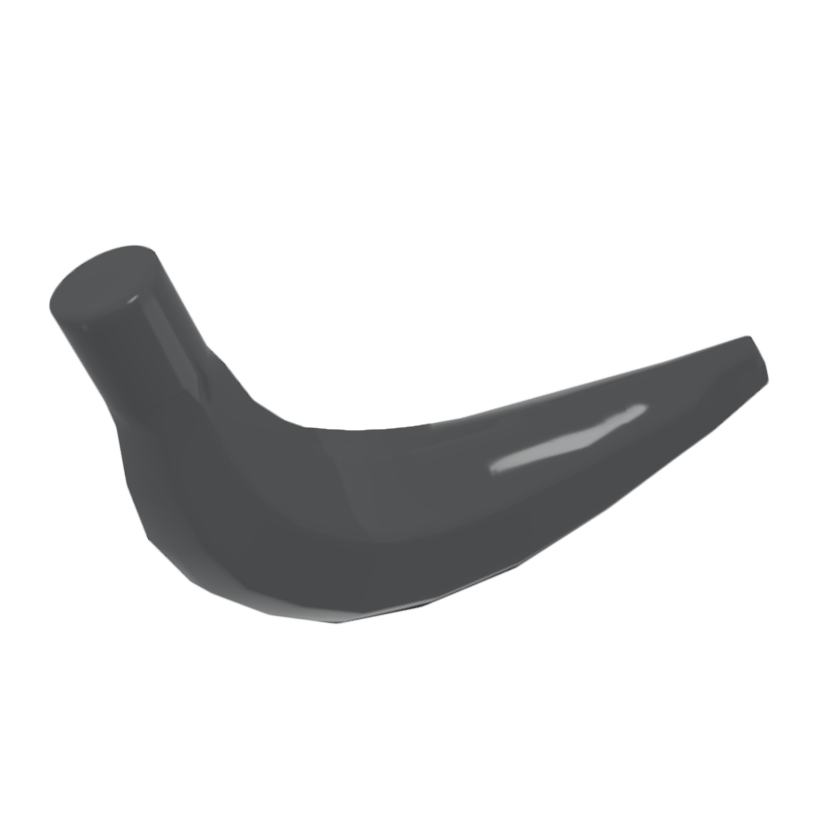 Еда 4шт Lego Banana 33085 67129 6109672 Dark Bluish Grey Б/У - Retromagaz