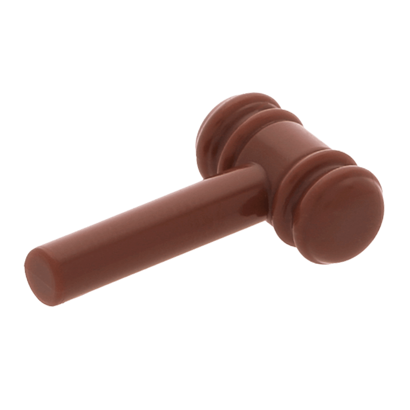 Інше Lego Judge's Gavel 11250 6020313 Reddish Brown Б/У - Retromagaz