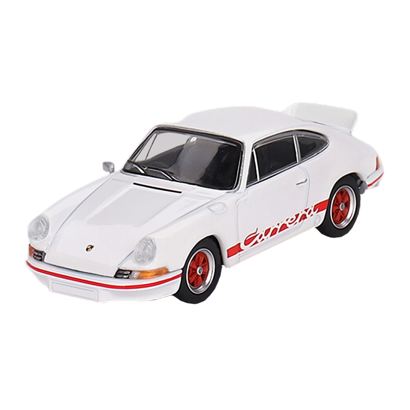 Машинка Premium MINI GT Porsche Porsche 911 Carrera RS 2.7 1:64 White - Retromagaz