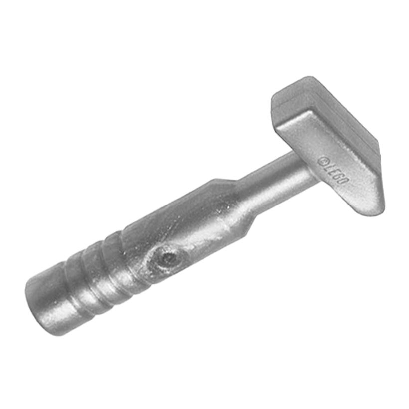 Хоз. Инвентарь 4шт Lego Cross Pein Hammer 3-Rib Handle 11402h 6103444 Flat Silver Б/У - Retromagaz