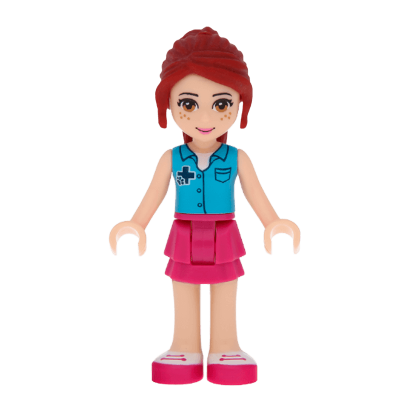 Фігурка Lego Mia Magenta Layered Skirt Friends Girl frnd098 Б/У - Retromagaz