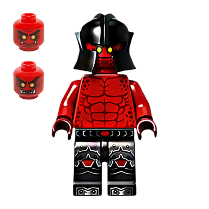 Фігурка Lego Lava Monster Army Crust Smasher Bare Chest Black Legs Nexo Knights nex027 Б/У - Retromagaz