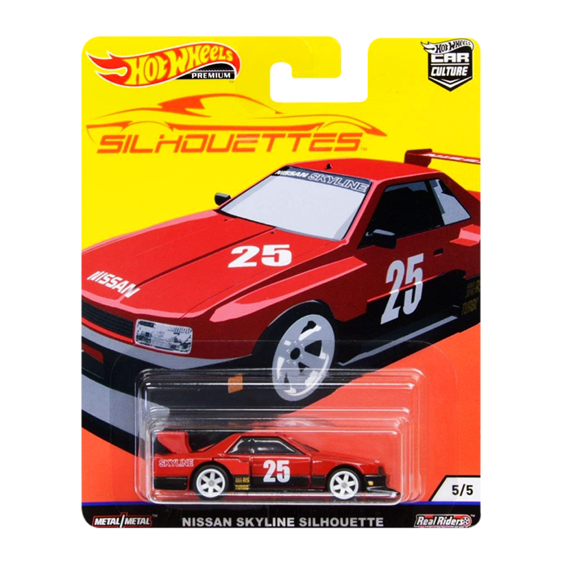 Машинка Premium Hot Wheels Nissan Skyline Silhouette Silhouettes 1:64 FYN66 Red - Retromagaz