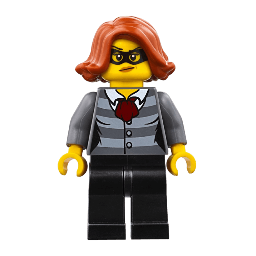 Фигурка Lego Police 973pb2685 Bandit Female City cty0753 1 Б/У - Retromagaz