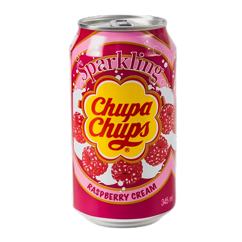 Напій Chupa Chups Raspberry & Cream Flavour 345ml - Retromagaz