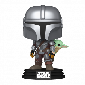Фігурка FUNKO POP! Зоряні Війни Мандалорець з Ґроґу Star Wars The Mandalorian with Grogu 112mm 818 90443 - Retromagaz