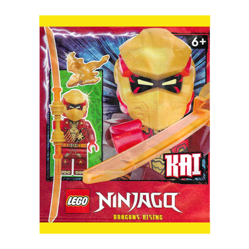 Конструктор Lego Фігурка Dragons Rising Season 3 Kai Paper Bag Ninjago 892507 njo0925 Новий - Retromagaz