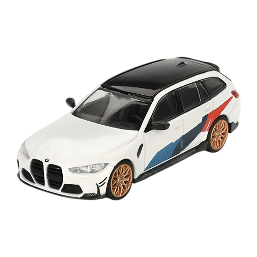 Машинка Premium MINI GT BMW M3 M Performance Touring 1:64 MGT00776-CH White - Retromagaz