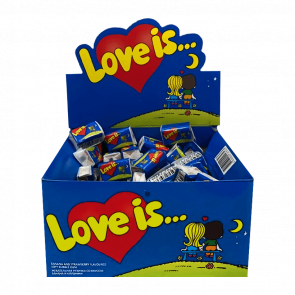 Жувальна Гумка Love is... Банан Полуниця 100шт 420g