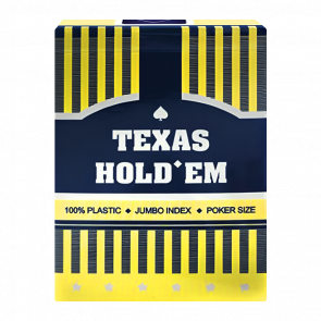 Набір Карти Гральні Пластикові Texas Holdem Blue - Retromagaz