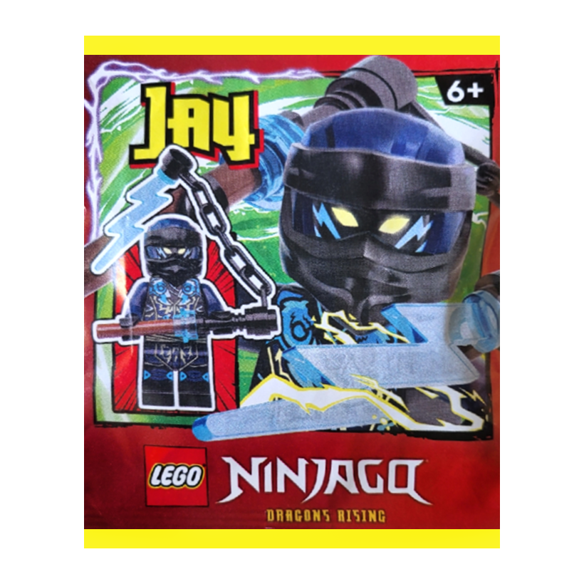 Конструктор Lego Фігурка Jay #3 Paper Bag Ninjago 892503 njo0945 Новый - Retromagaz