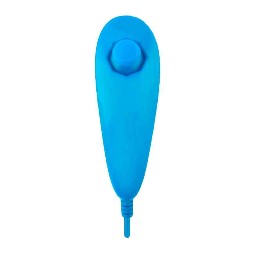 Контроллер Проводной Nintendo Wii RVL-004 Nunchuk Blue 1m Б/У - Retromagaz