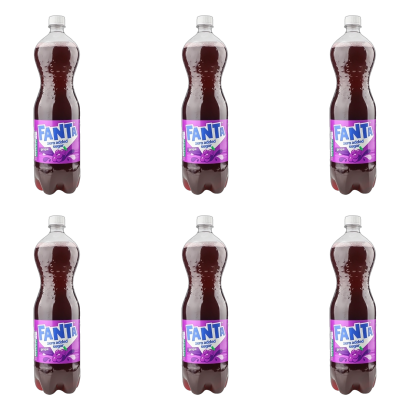 Набор Напиток Fanta Grape Zero Sugar 1.25L 6шт - Retromagaz