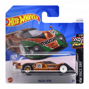 Машинка Базова Hot Wheels Mazda 787B Super Treasure Hunt STH Race Day 1:64 HTF39 Orange - Retromagaz