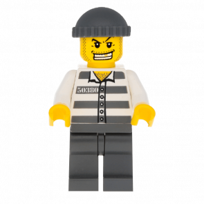 Фігурка Lego City Police 973pb3375 Prisoner 50380 cty0040 Б/У Нормальний - Retromagaz