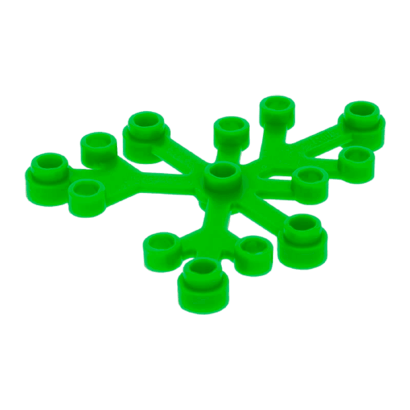 Рослина Lego Листя 6 x 5 2417 4129872 6266964 Bright Green 10шт Б/У - Retromagaz