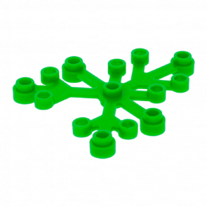 Растение Lego Листья 6 x 5 2417 4129872 6266964 Bright Green 10шт Б/У - Retromagaz