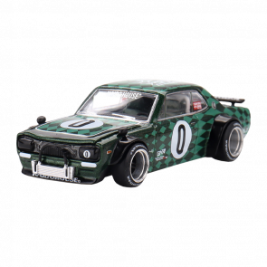 Машинка Premium Kaido House x MiNI GT Nissan Skyline 2000GT-R (KPGC10) Cortez V1 1:64 KHMG249 Green - Retromagaz