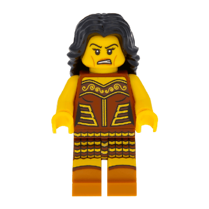 Фигурка Lego Series 10 Warrior Woman Collectible Minifigures col10-4 col148 Б/У - Retromagaz