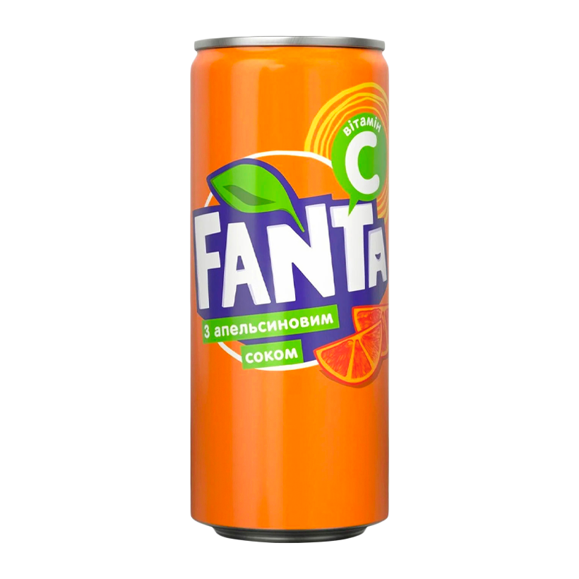 Напій Fanta Оригінальна Апельсин 330ml - Retromagaz