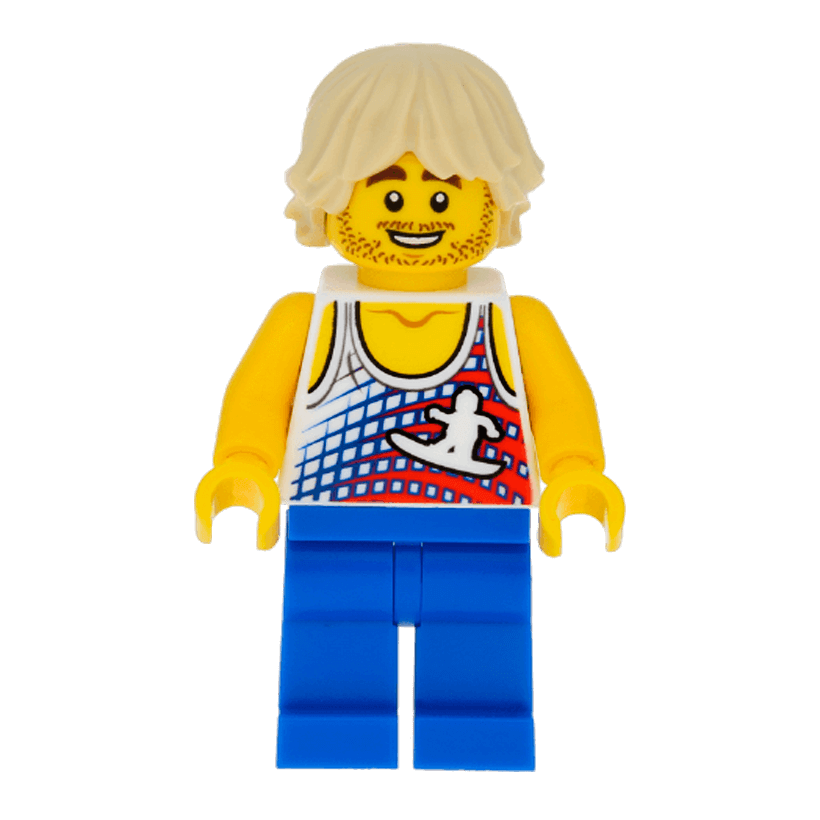 Фигурка Lego People 973pb0997 Strong Man Challenger City twn200 Б/У - Retromagaz