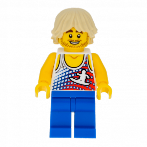 Фігурка Lego 973pb0997 Strong Man Challenger City People twn200 Б/У