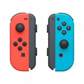 Контролери Бездротовий RMC Switch Joy‑Con Neon Blue Neon Red Новий - Retromagaz