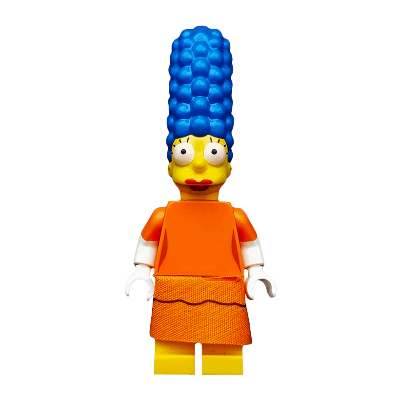 Фигурка Lego The Simpsons Marge Simpson with Orange Dress Cartoons sim029 Б/У - Retromagaz