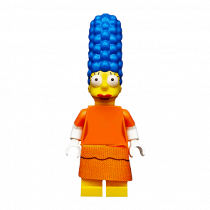Фігурка Lego Marge Simpson with Orange Dress Cartoons The Simpsons sim029 Б/У - Retromagaz