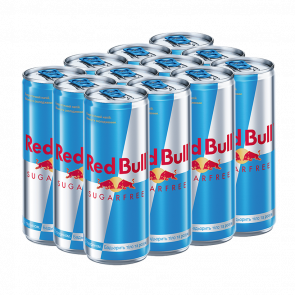 Набір Напій Енергетичний 12шт Red Bull Sugar Free 250ml - Retromagaz