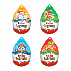Набір Шоколадне Яйце 4шт Kinder Surprise Christmas На Ялинку Різдвяні 20g Набір Шоколадне Яйце 4шт Kinder Surprise Christmas На Ялинку Різдвяні 20g - Retromagaz