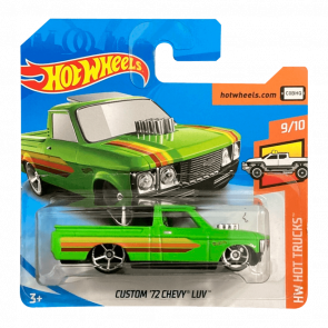 Машинка Базова Hot Wheels Custom '72 Chevy Luv Hot Trucks 1:64 FYC59 Green - Retromagaz