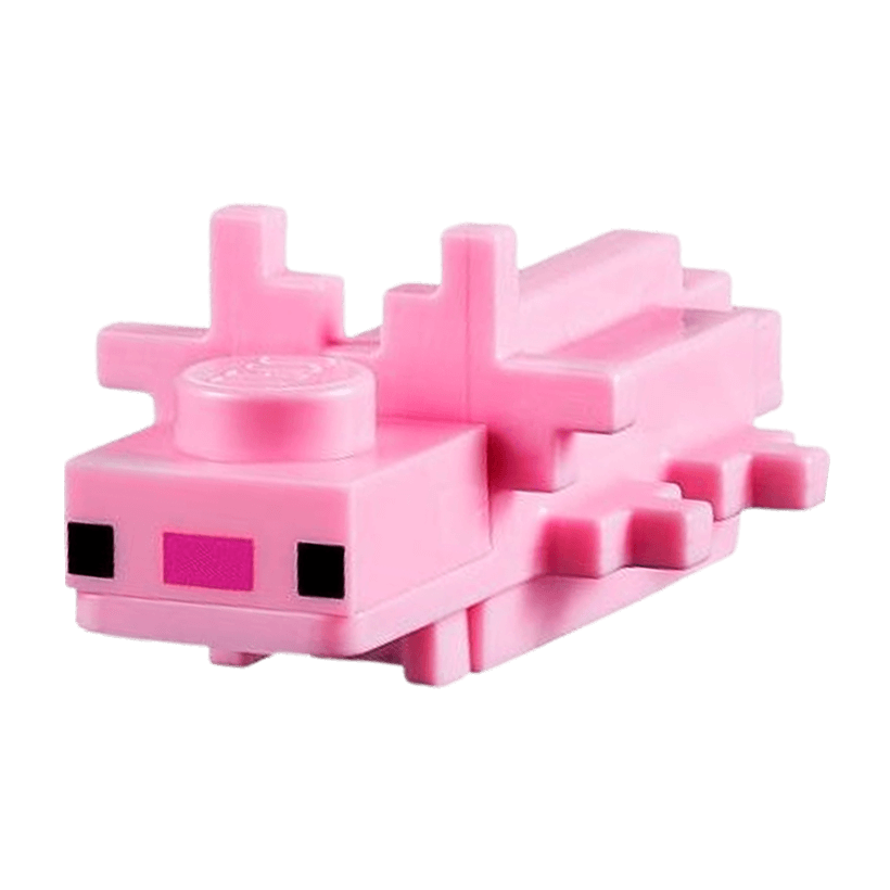 Фигурка Lego Minecraft Axolotl with Dark Pink Nose Games mineaxolotl02 2 Б/У - Retromagaz