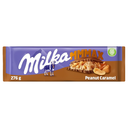 Шоколад Молочный Milka С Арахисом и Карамелью 276g - Retromagaz