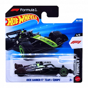 Машинка Базовая Hot Wheels Stake F1 Team Kick Sauber 1:64 JJK02 Green - Retromagaz
