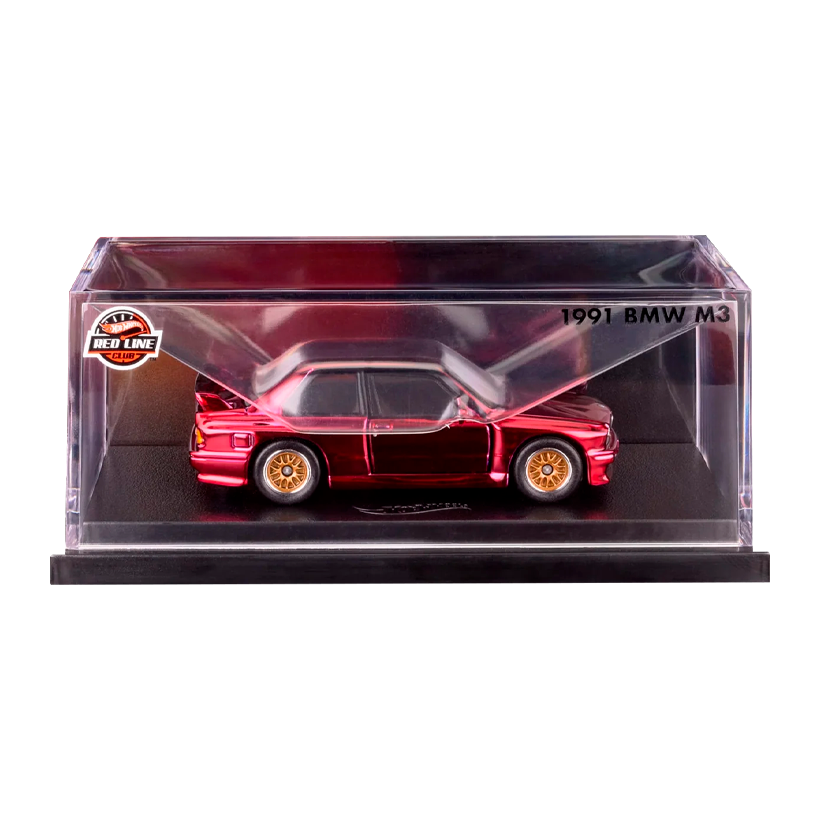 Машинка Premium Hot Wheels 1991 BMW M3 Red Line Club RLC 1:64 HNL25 Red - Retromagaz
