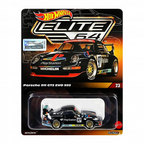 Машинка Premium Hot Wheels Porsche Porsche 911 GT2 EVO 993 Elite 64 1:64 JNF06 Black - Retromagaz