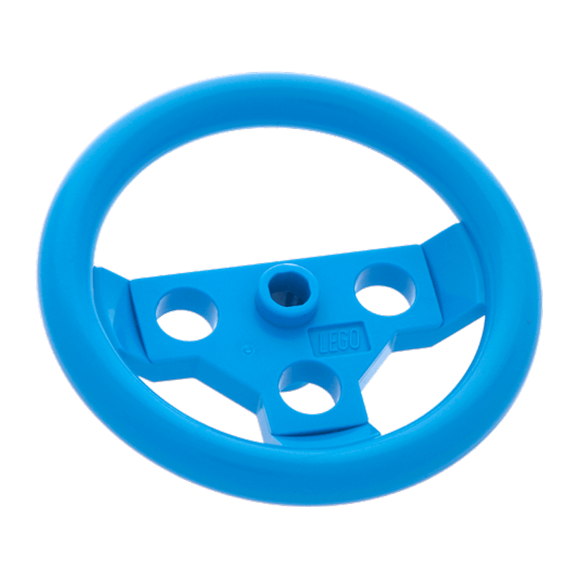 Technic 2шт Lego Система Управления Wheel Large 2741 6034482 Dark Azure Б/У - Retromagaz