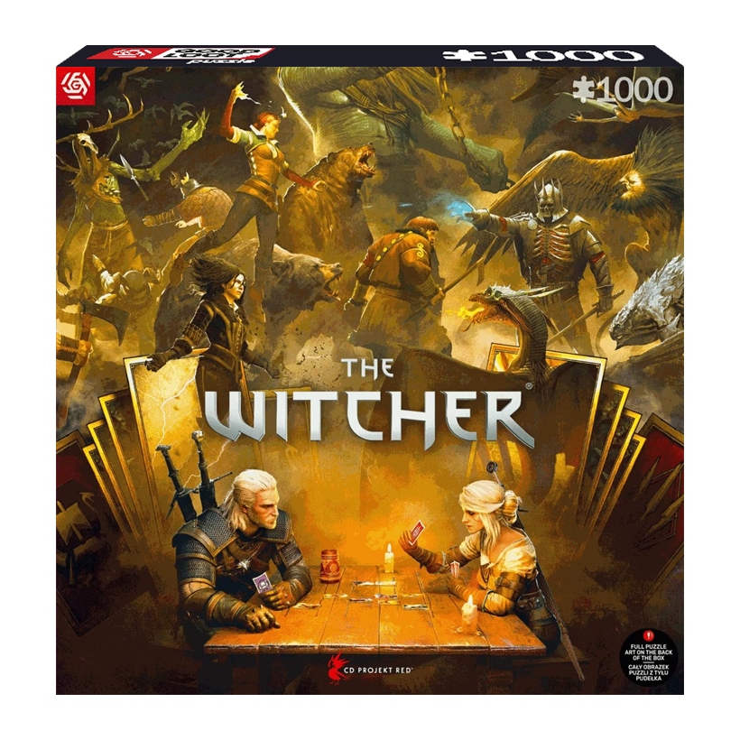 Пазлы Good Loot The Witcher Playing Gwent 1000 Элементов - Retromagaz