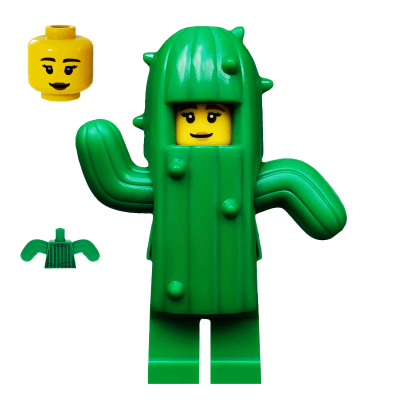 Фигурка Lego Cactus Girl Collectible Minifigures Series 18 col322 Б/У - Retromagaz
