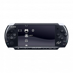 Консоль Sony PlayStation Portable Slim PSP-3ххх Gran Turismo Limited Edition Модифицированная 32GB Black Б/У - Retromagaz